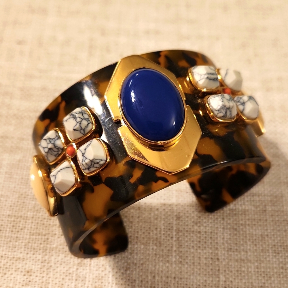 J. Crew Tortoise Statement Cuff